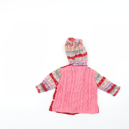 Gap Baby Multicoloured Geometric  Basic Coat Coat Size 9-12 Months