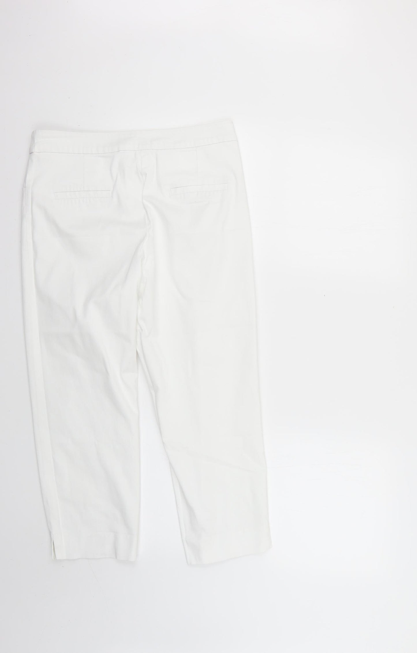 Preworn Womens White   Cropped Jeans  L21 in