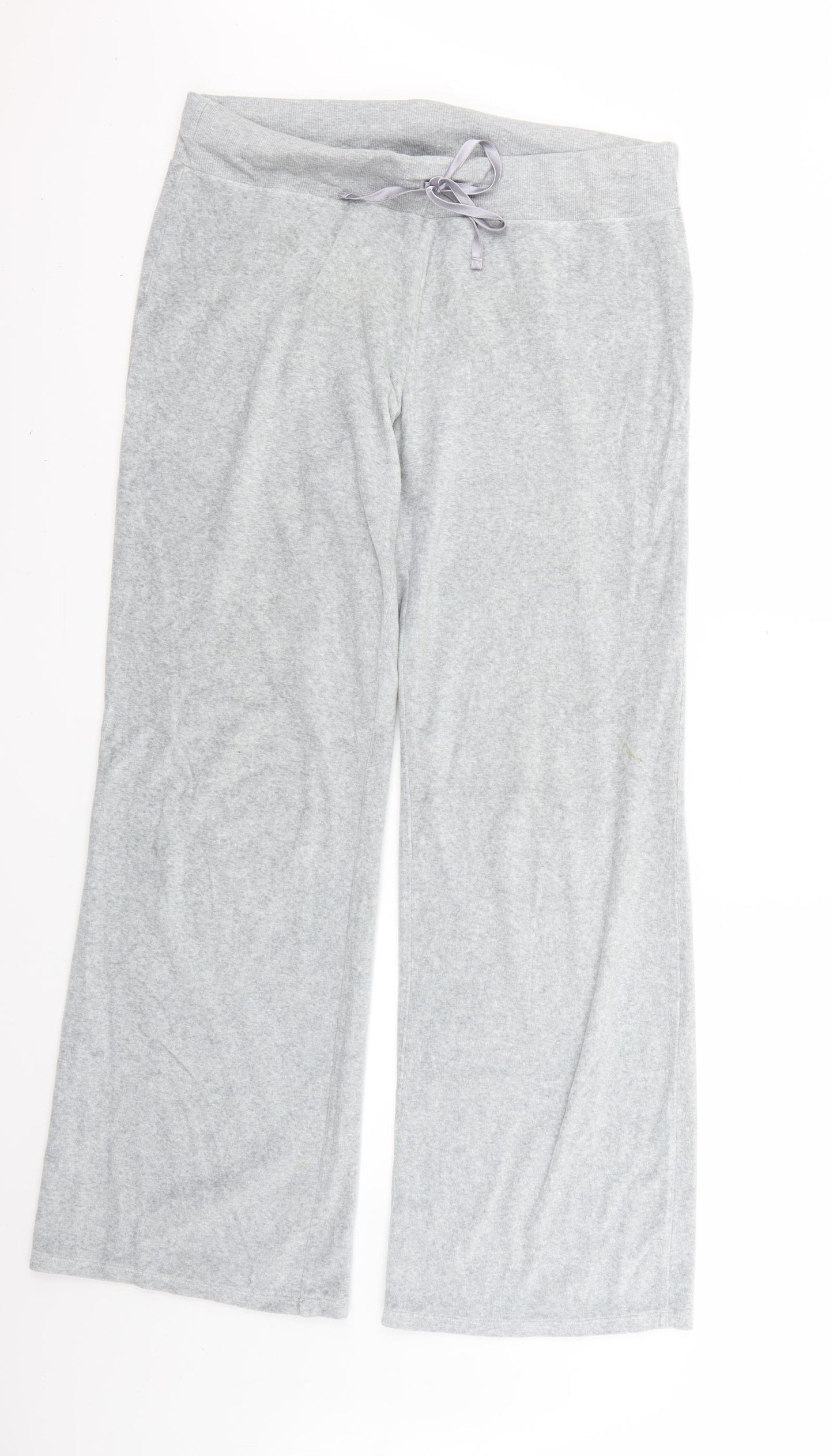 Marks and Spencer Womens Grey   Jogger Trousers Size 14 L28 in