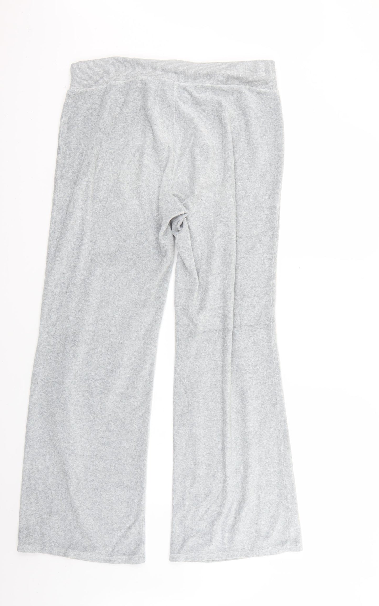 Marks and Spencer Womens Grey   Jogger Trousers Size 14 L28 in
