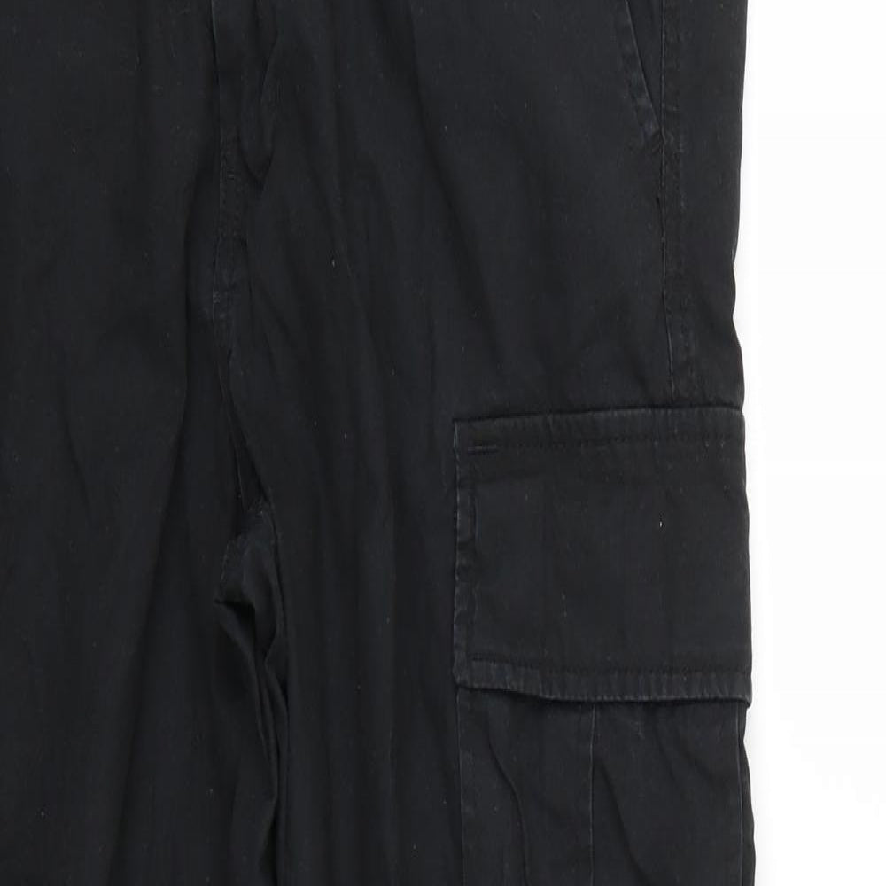 H&M Mens Black   Trousers  Size 31 L26 in