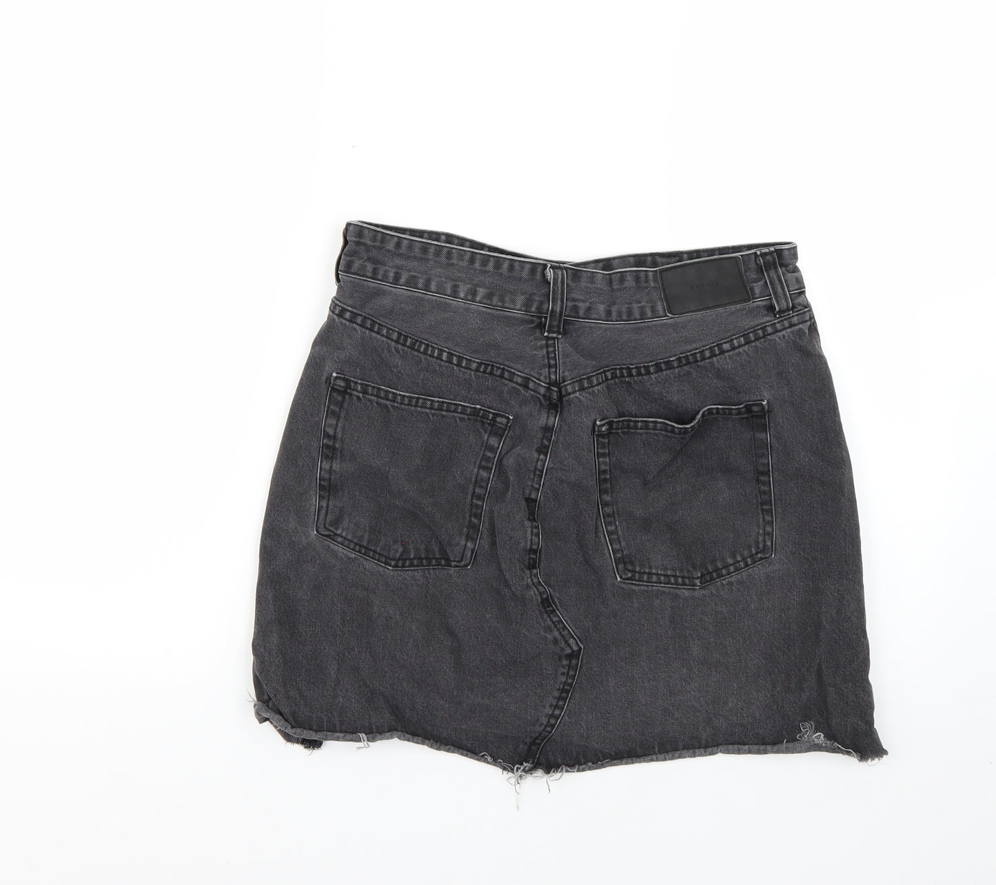 Denim Womens Grey   Mini Skirt Size 8