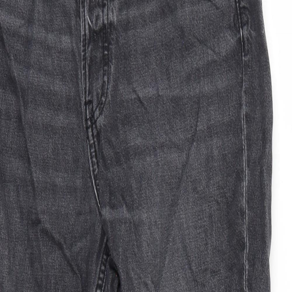 H&M Womens Black   Straight Jeans Size 8 L24 in