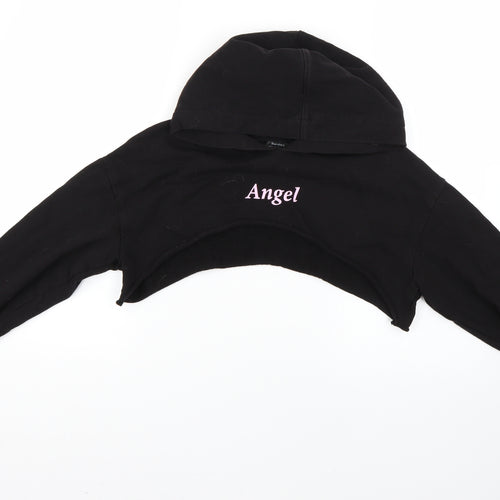 Bershka Womens Black   Pullover Hoodie Size S