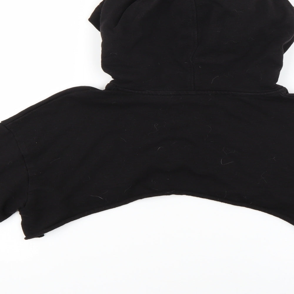 Bershka Womens Black   Pullover Hoodie Size S