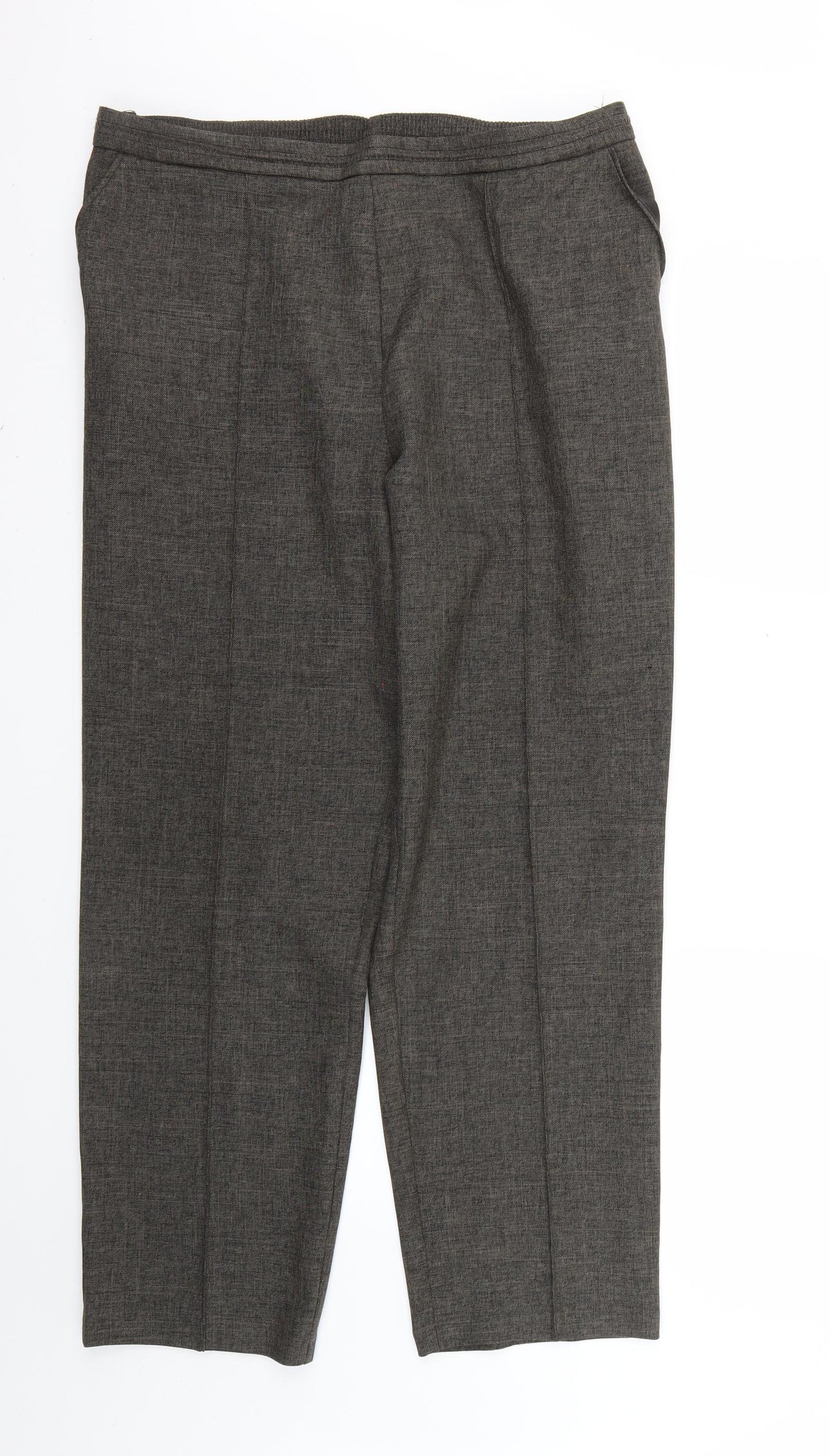 Marks and Spencer Womens Brown   Trousers  Size 16 L26 in