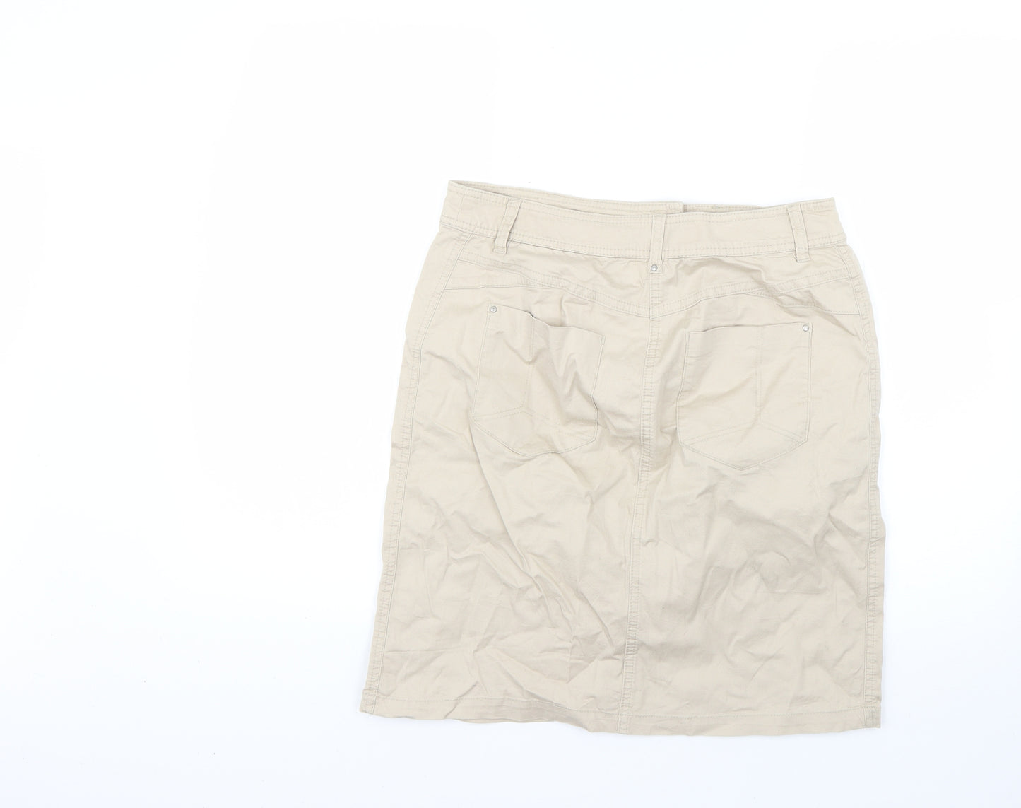 btx Womens Beige   Straight & Pencil Skirt Size 10
