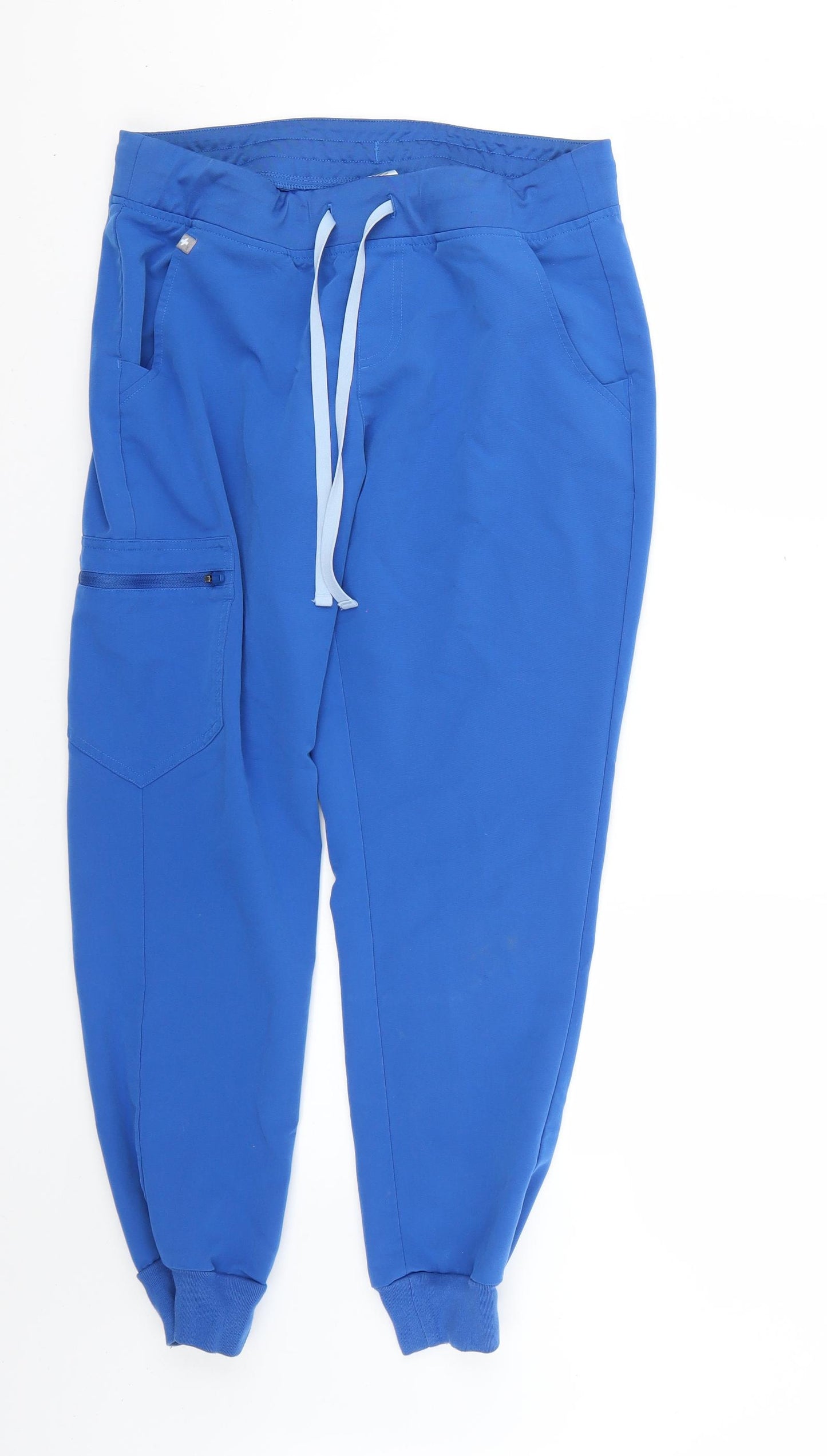 figs Mens Blue   Jogger Trousers Size M L25 in