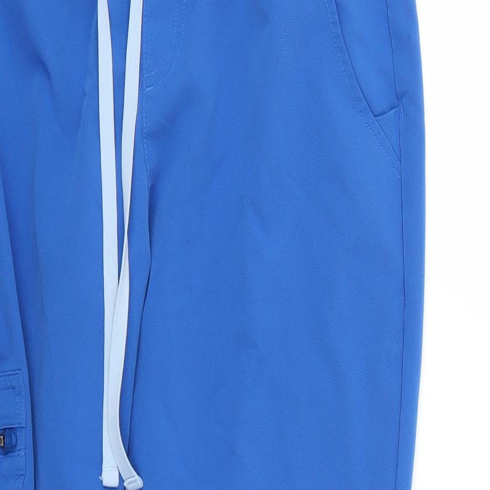 figs Mens Blue   Jogger Trousers Size M L25 in