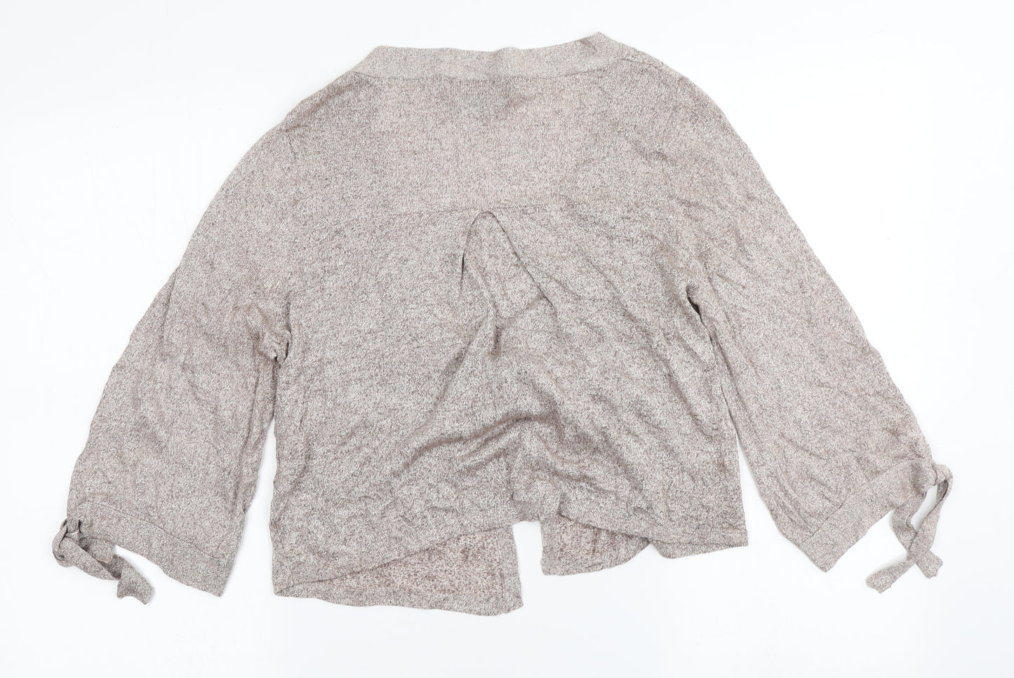 et vous Womens Brown  Knit Cardigan Jumper Size 16