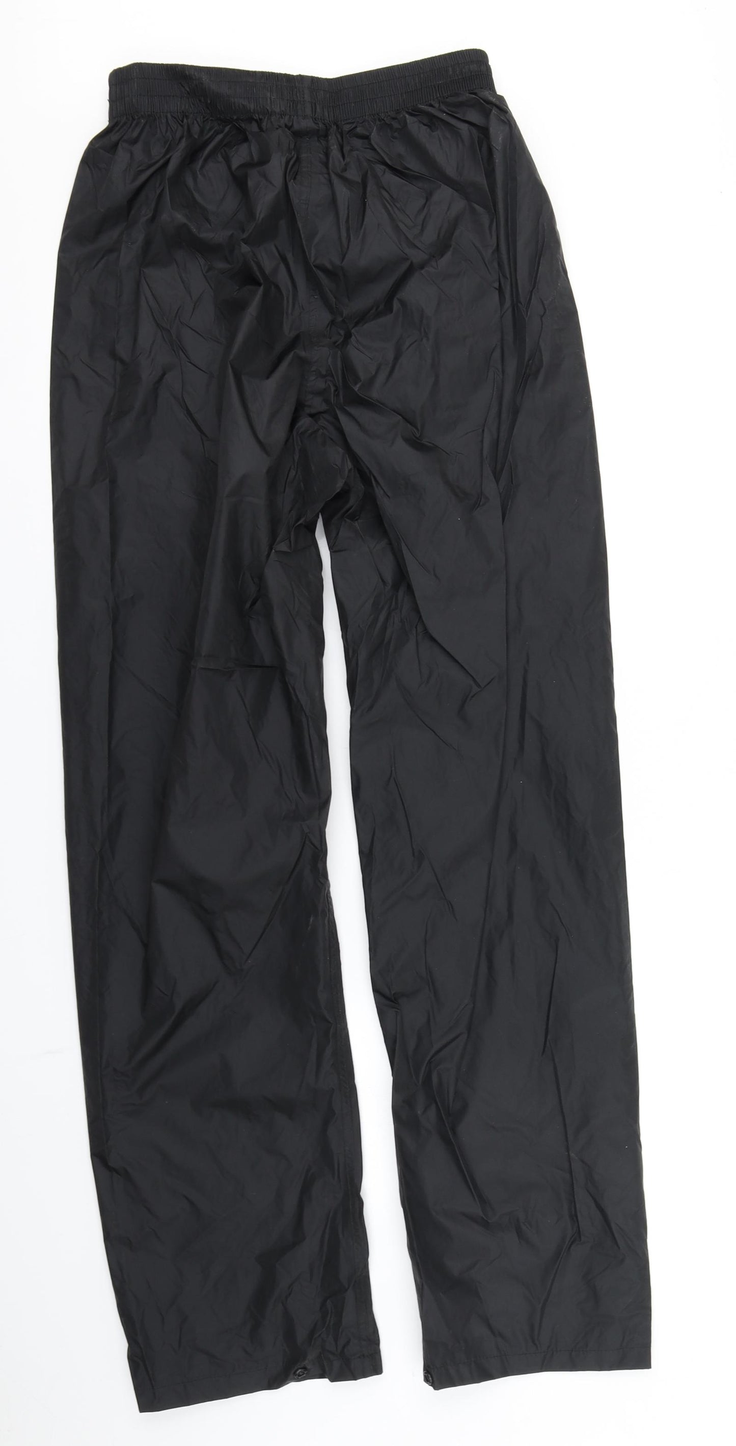 Regatta Mens Black   Rain Trousers Trousers Size M L28 in