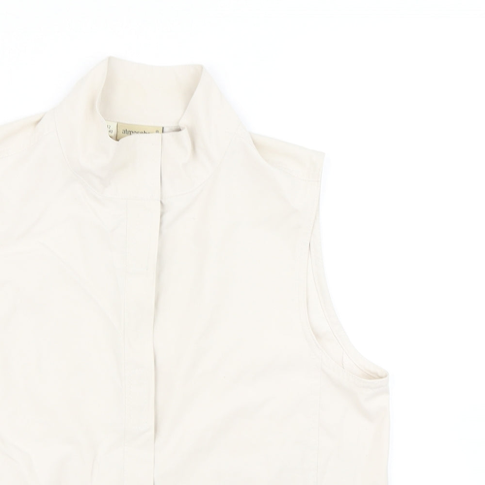 Atmosphere Womens Beige   Basic Blouse Size 12  - Velcro fastening