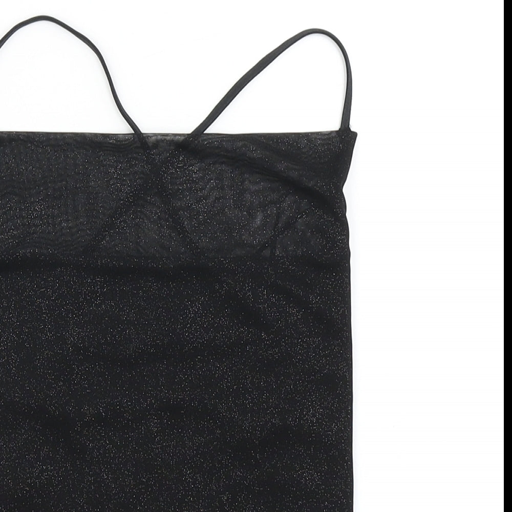 New Look Womens Black   Camisole T-Shirt Size 8