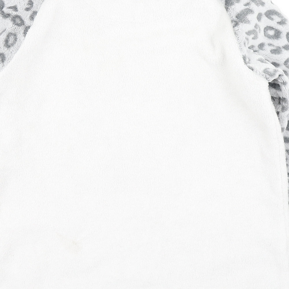 Primark Girls Grey Animal Print  Top Pyjama Top Size 11-12 Years