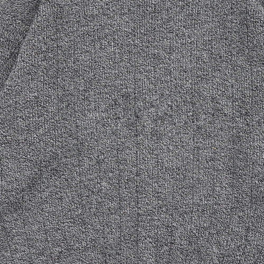 Menswear Mens Grey  Knit Cardigan Jumper Size L