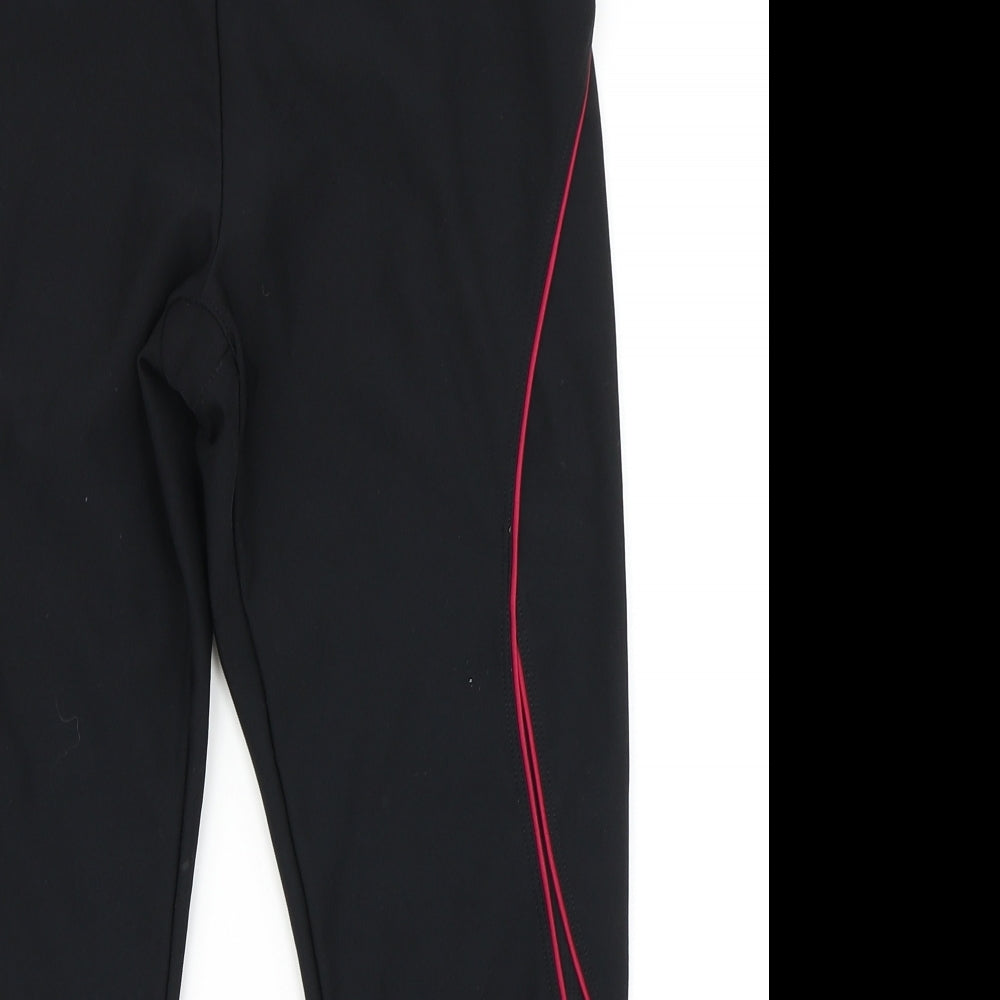 Athletic Works Womens Black   Compression Shorts Size M