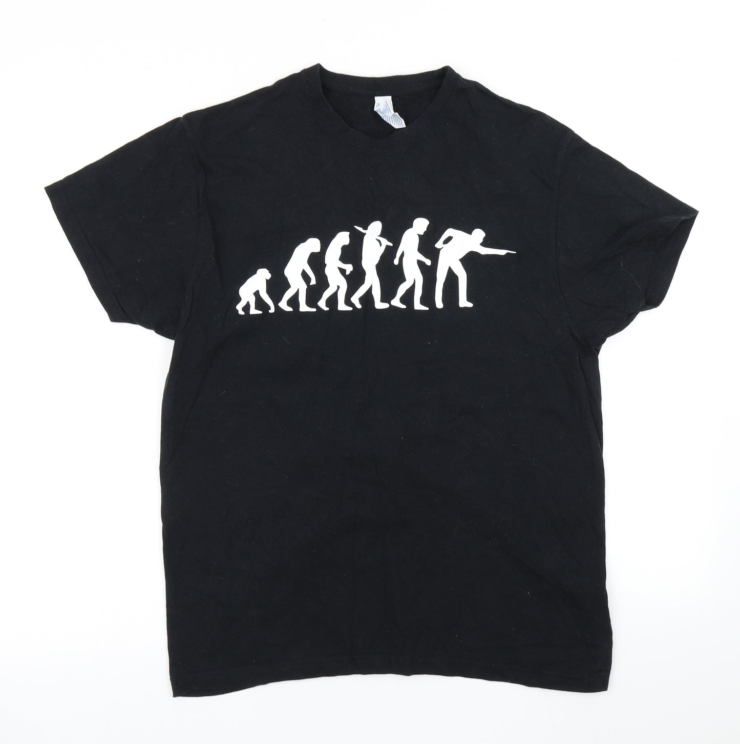 JHK Mens Black    T-Shirt Size S