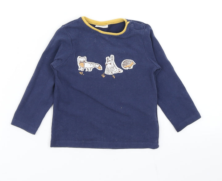 NEXT Boys Blue   Basic T-Shirt Size 9-12 Months