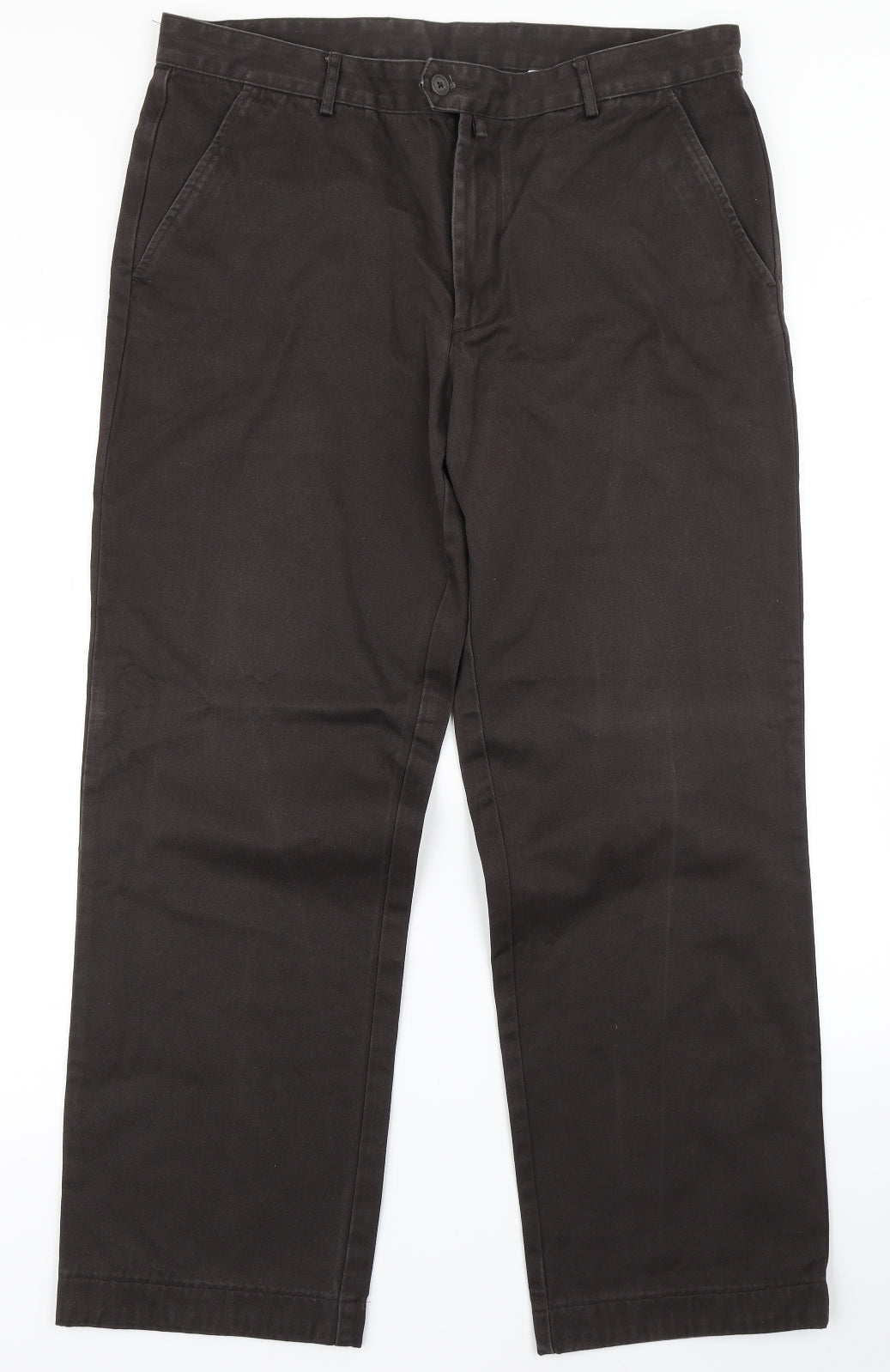 GANT Mens Brown  Denim Straight Jeans Size 36 in L32 in