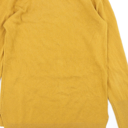 Primark Womens Yellow  Knit Pullover Jumper Size 2XS