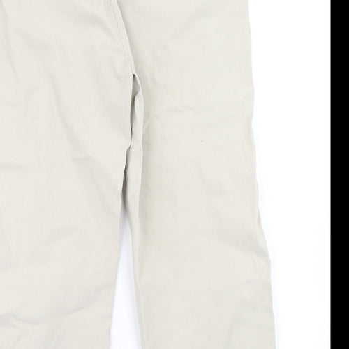 Marco Polo Womens Beige   Pedal Pusher Trousers Size 12 L21 in
