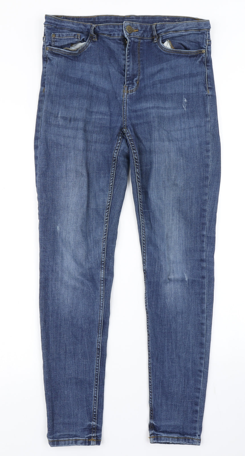 ESMARA Womens Blue  Denim Skinny Jeans Size 30 in L27 in