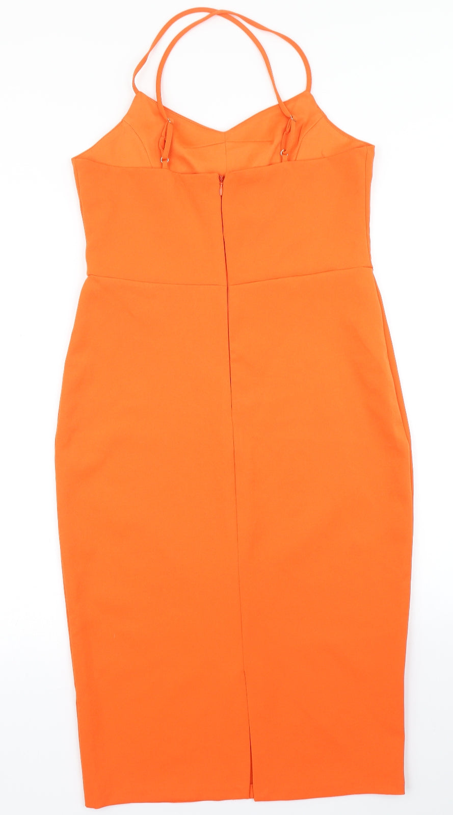 River Island Womens Orange   Pencil Dress  Size 12