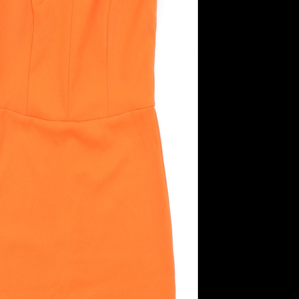 River Island Womens Orange   Pencil Dress  Size 12