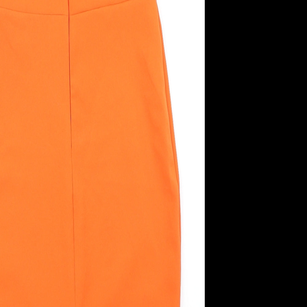 River Island Womens Orange   Pencil Dress  Size 12