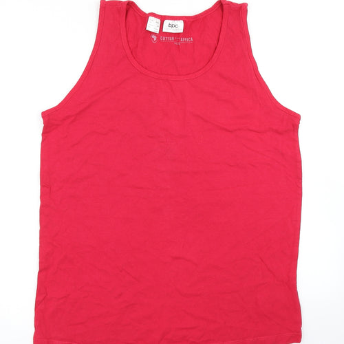 bpc Womens Pink   Basic Tank Size M