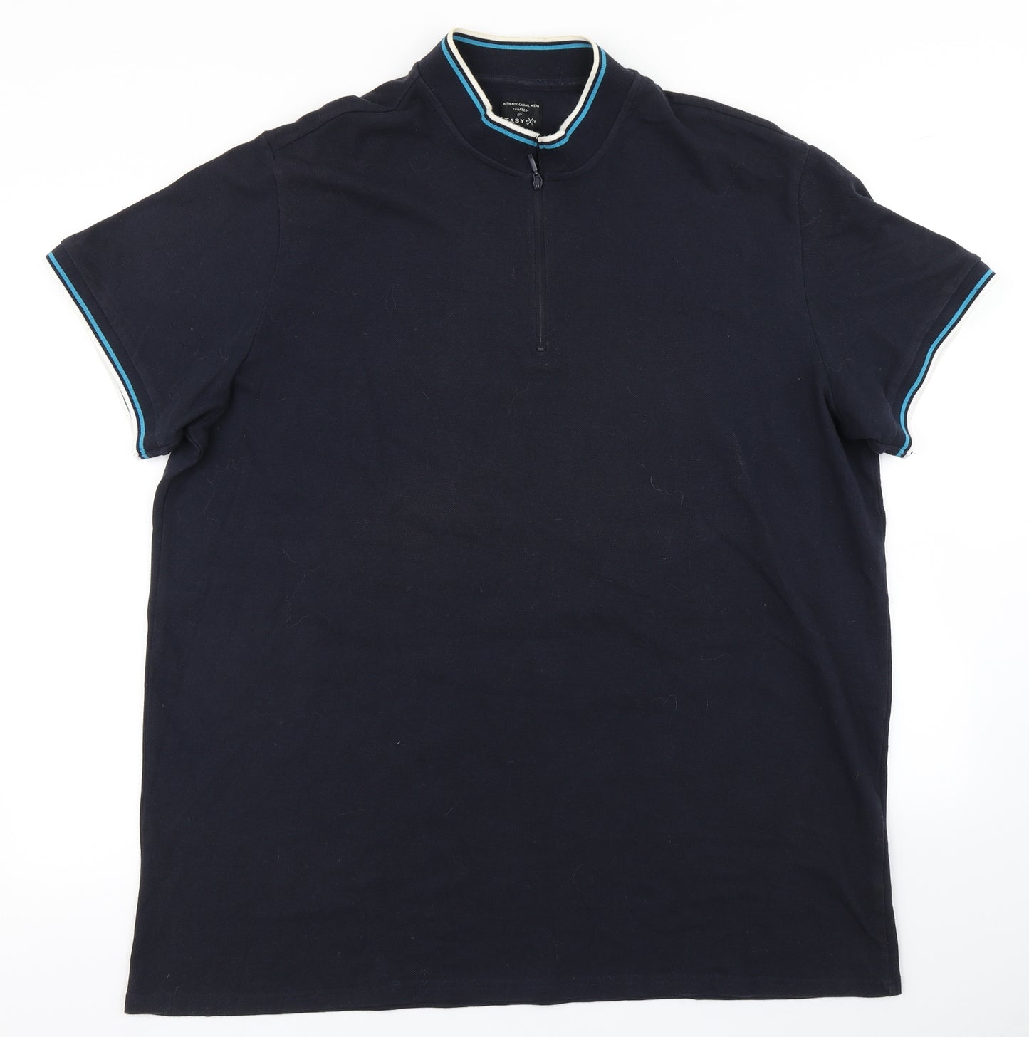 Easy Mens Blue    Polo Size 3XL