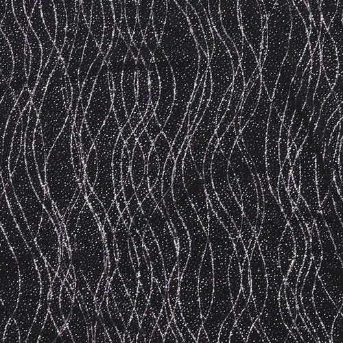 M&Co Womens Black Striped  Basic T-Shirt Size 16