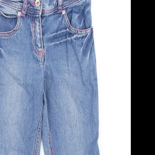 Cherokee Girls Blue  Denim Cropped Jeans Size 8-9 Years