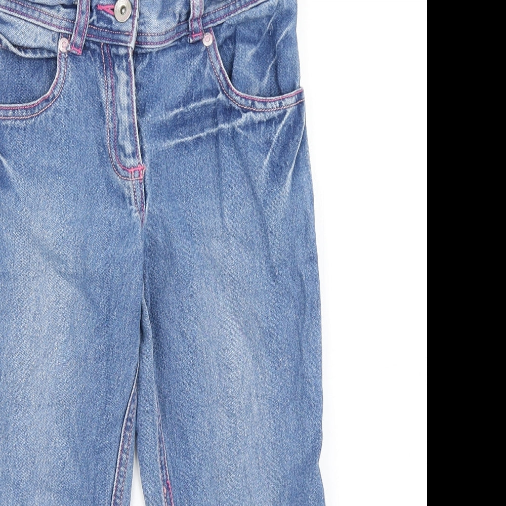 Cherokee Girls Blue  Denim Cropped Jeans Size 8-9 Years