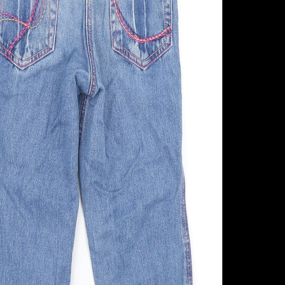Cherokee Girls Blue  Denim Cropped Jeans Size 8-9 Years