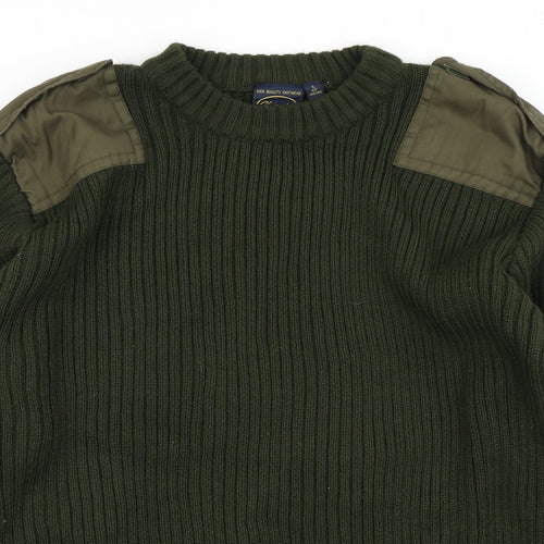 Champion Mens Green  Knit Pullover Jumper Size L