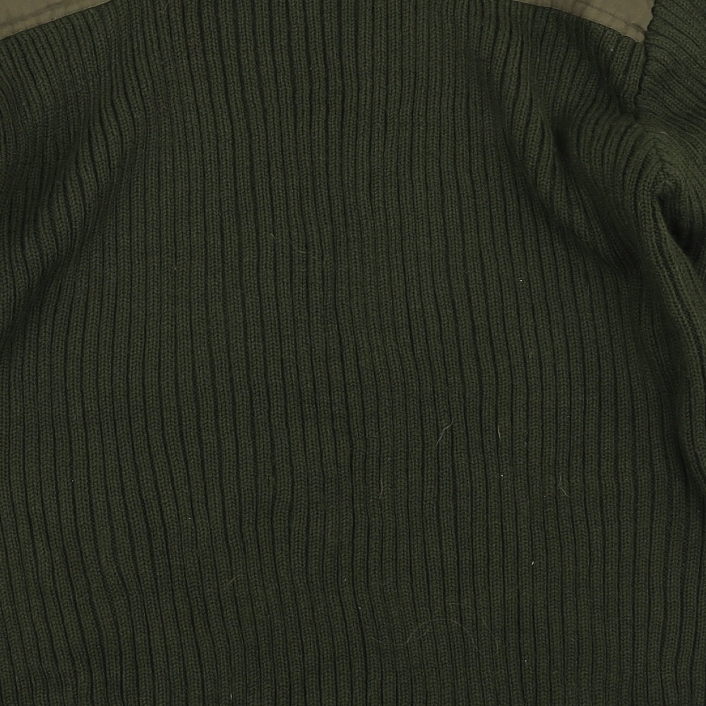 Champion Mens Green  Knit Pullover Jumper Size L