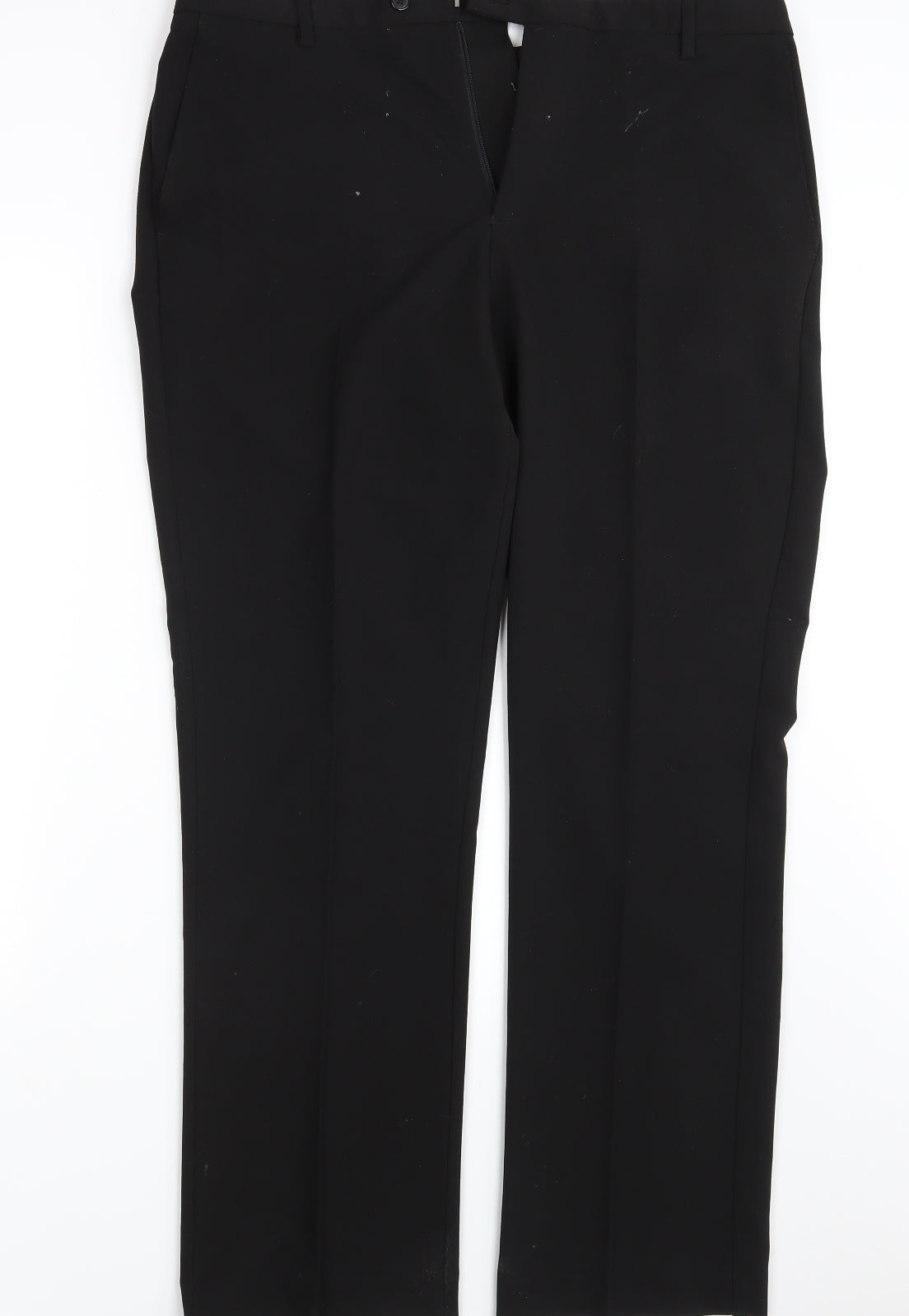Avenue Mens Black   Trousers  Size 36 in L31 in