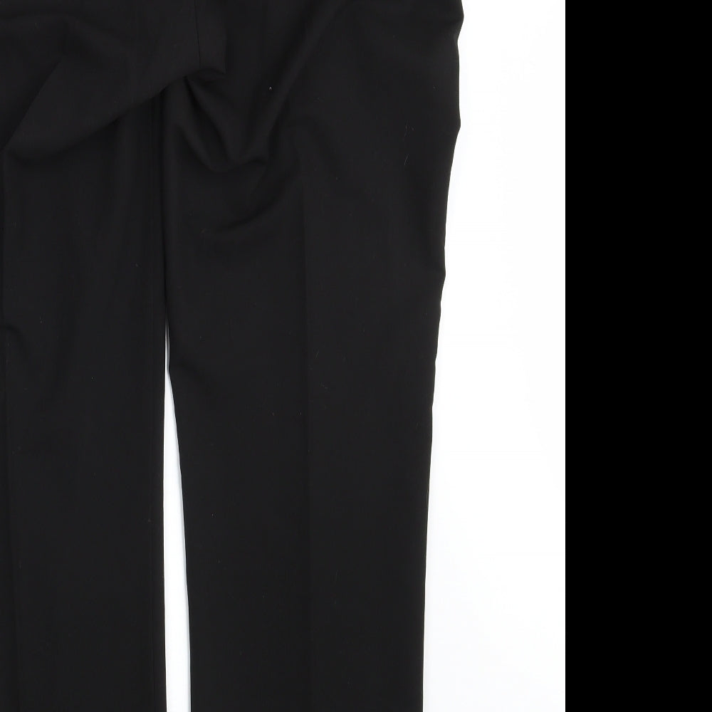 Avenue Mens Black   Trousers  Size 36 in L31 in