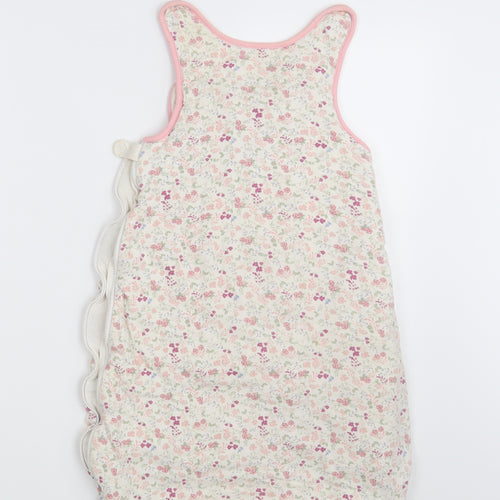 Nutmeg Girls Ivory Floral  Babygrow One-Piece Size 6-9 Months  - Baby bag
