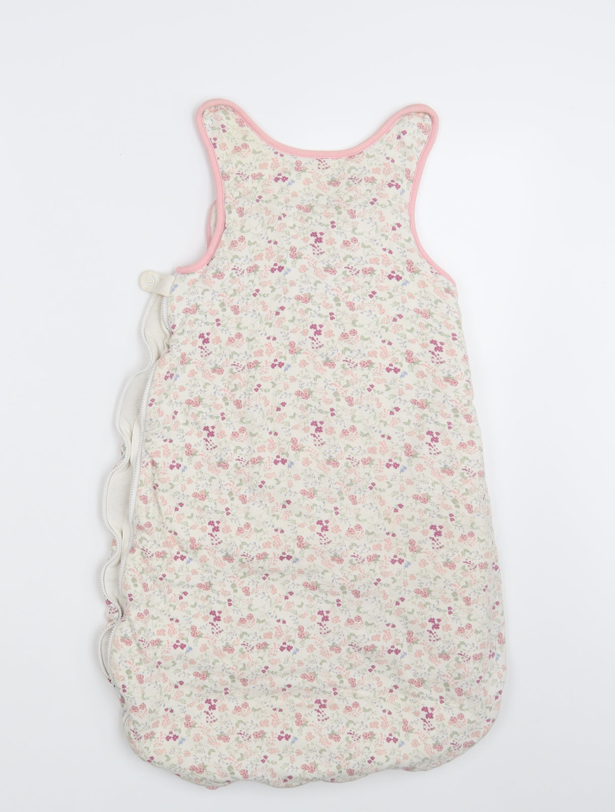 Nutmeg Girls Ivory Floral  Babygrow One-Piece Size 6-9 Months  - Baby bag