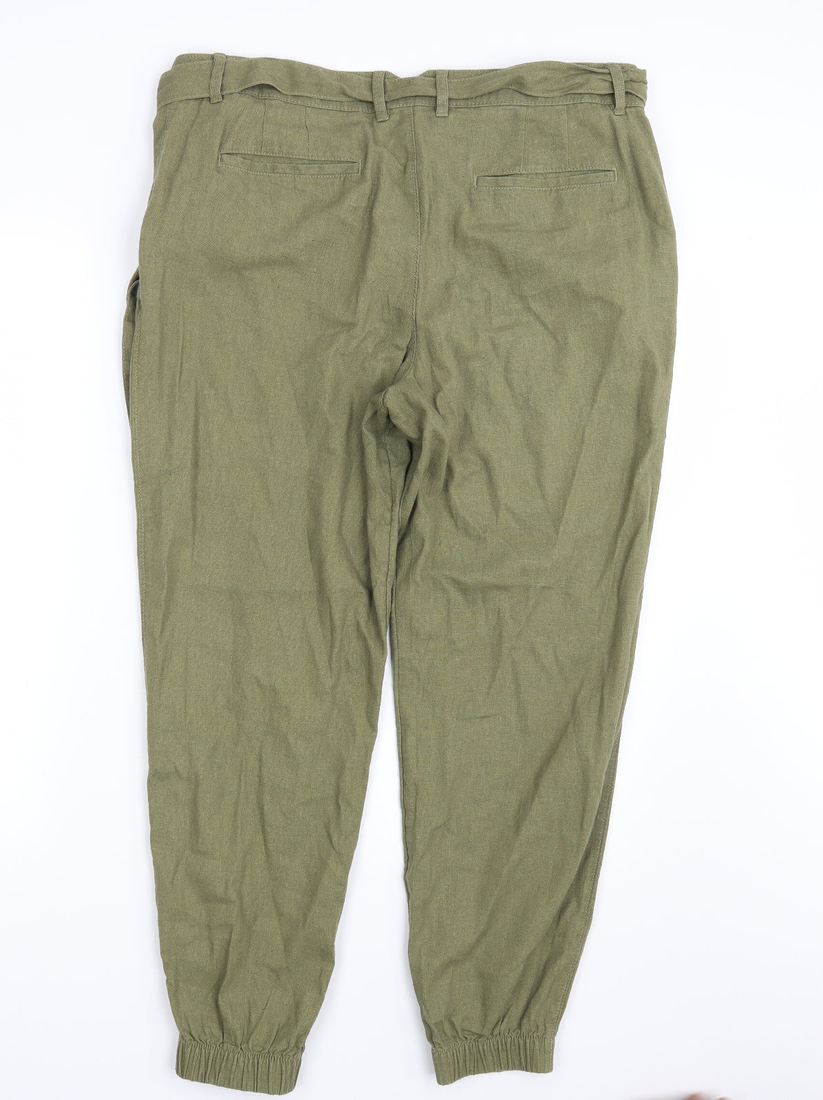 TU Womens Green   Dress Pants Trousers Size 14 L28 in