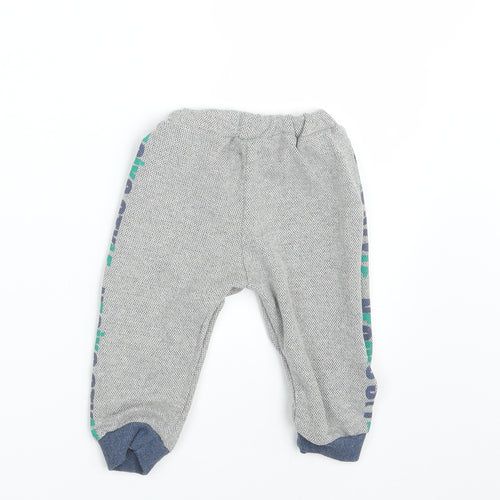 Necix's Baby Grey   Jogger Leggings Size 12-18 Months  - Waist 16in; Inside  leg 10in