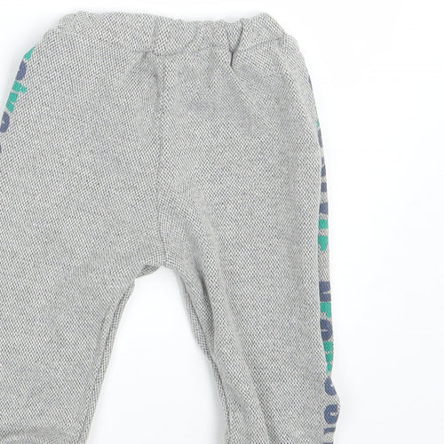 Necix's Baby Grey   Jogger Leggings Size 12-18 Months  - Waist 16in; Inside  leg 10in