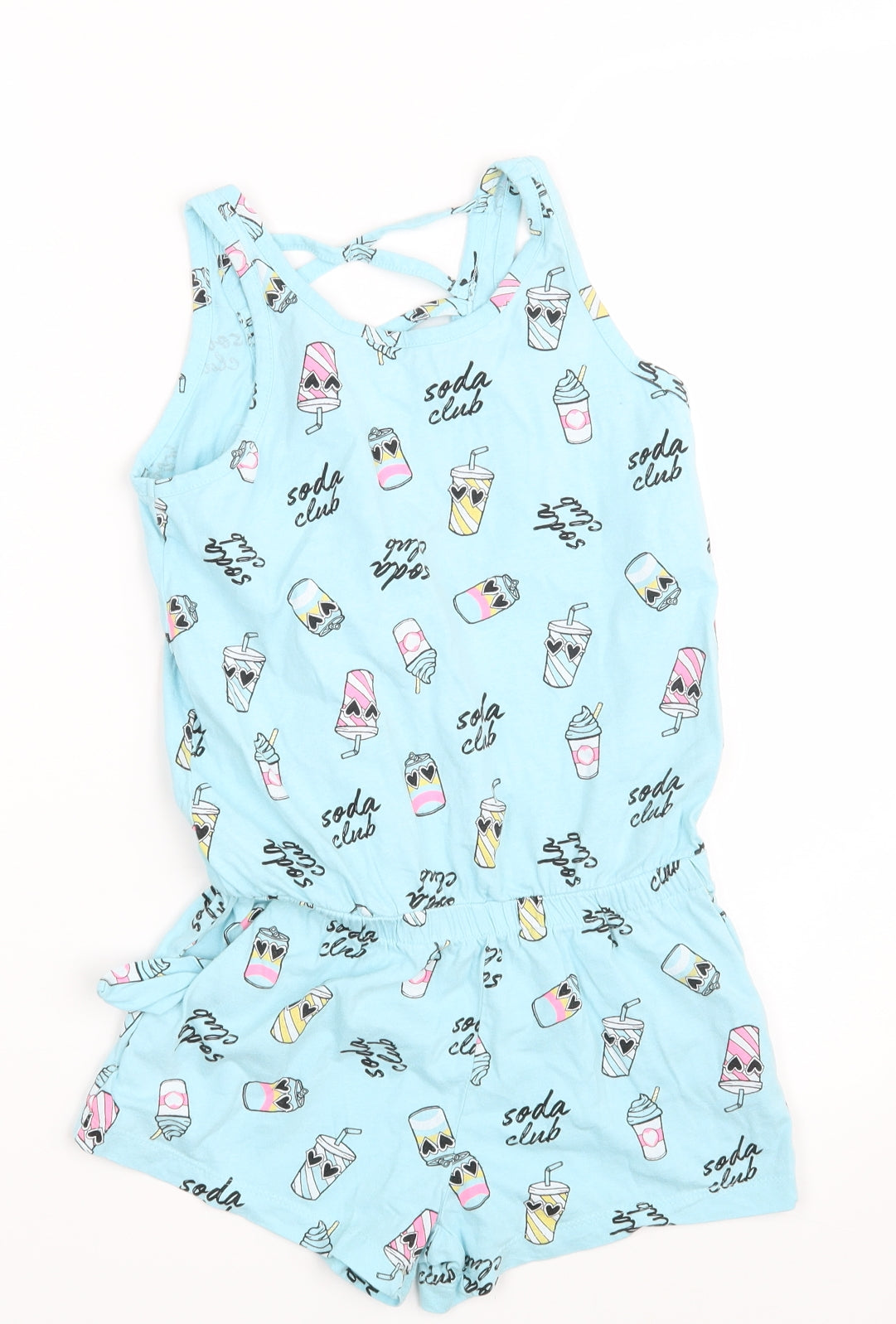 Girls Girls Blue   Bodysuit One-Piece Size 9-10 Years