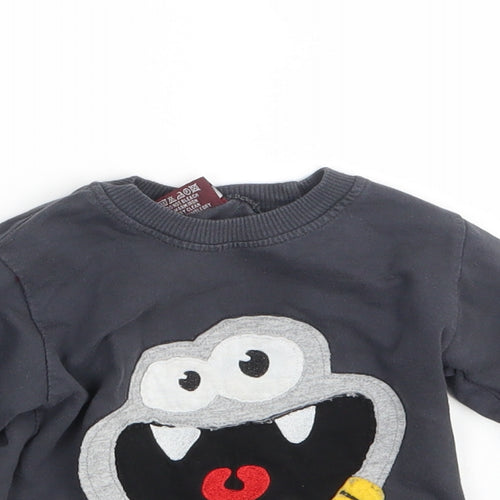 Atabay Baby Grey   Basic T-Shirt Size 9-12 Months