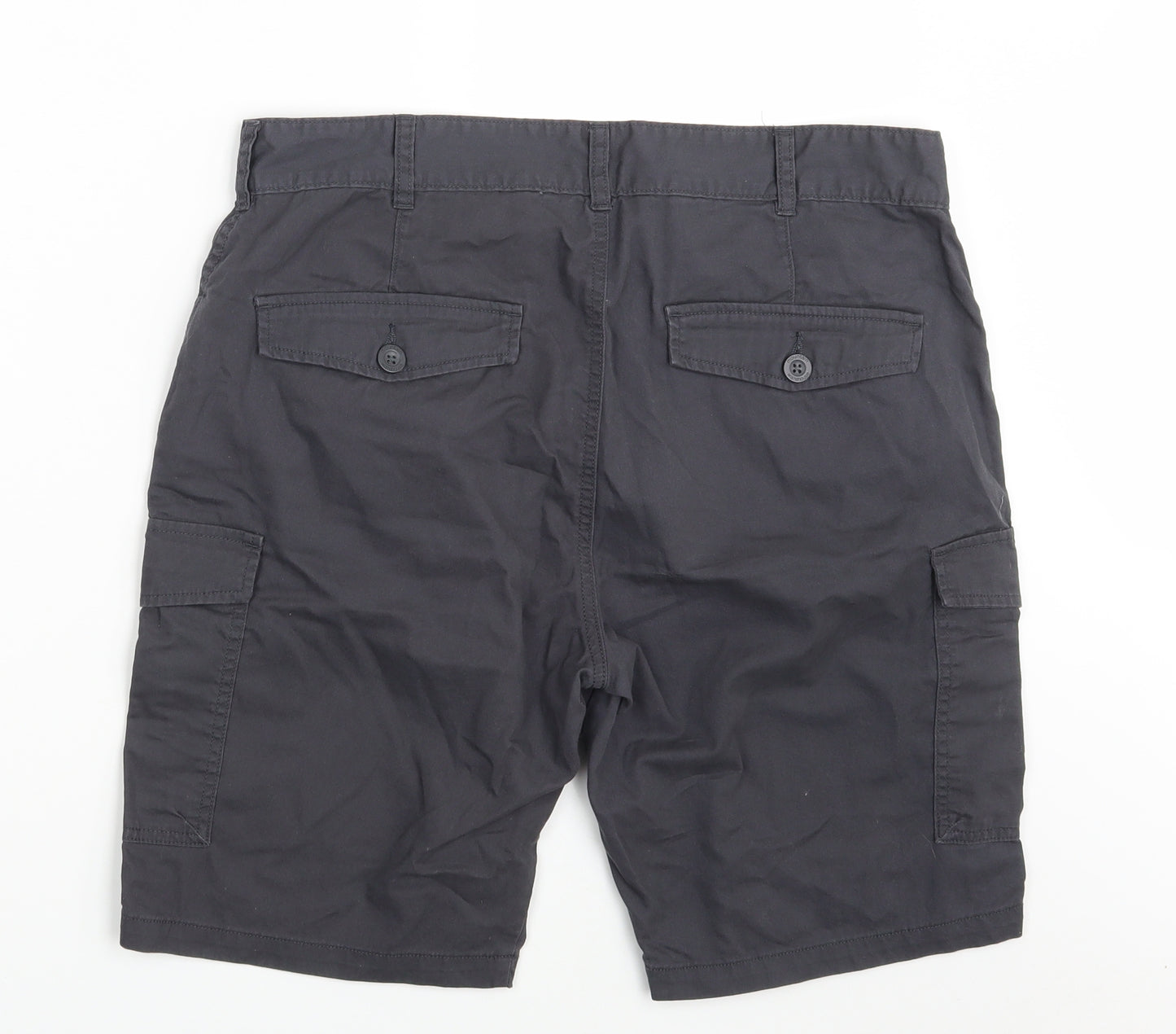 Mountain Warehouse Mens Grey  Denim Cargo Shorts Size 34 in