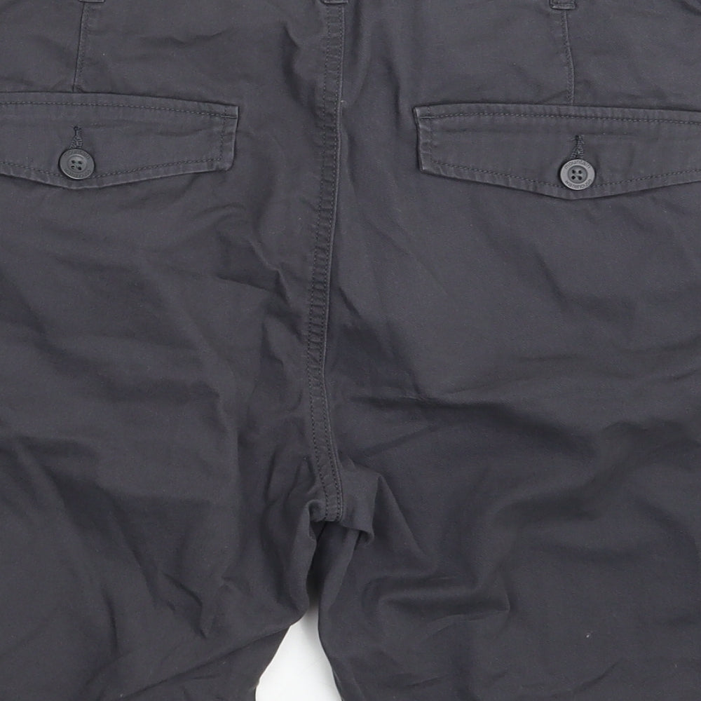 Mountain Warehouse Mens Grey  Denim Cargo Shorts Size 34 in
