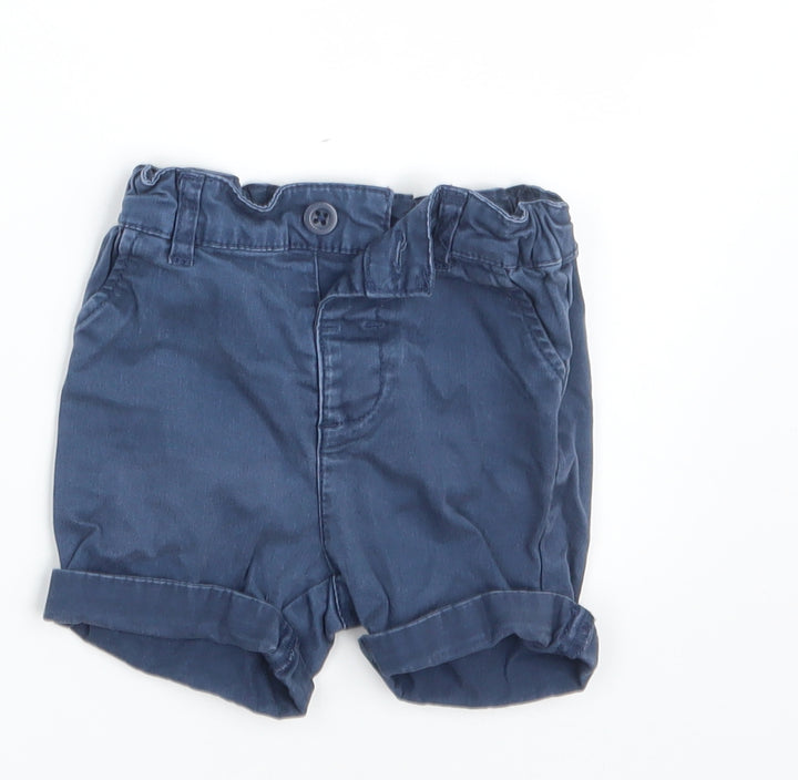MAX Baby Blue Denim Cropped Trousers Size 12-18 Months - Waist 18in