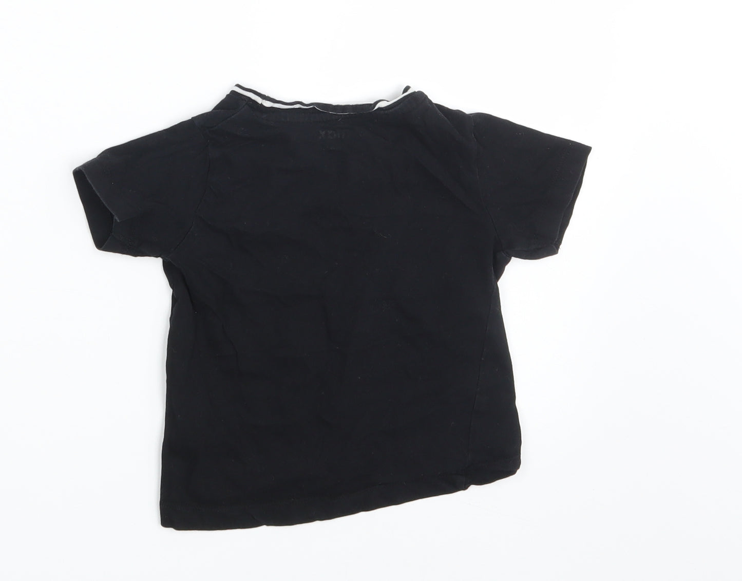 MAX Boys Black   Basic T-Shirt Size 18-24 Months